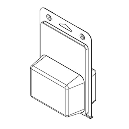 Visipak Thermoform-CLAMSHELL-#282-7.000-5.000-2.594-3.625-2.875-0.020-CLEAR,  282TF